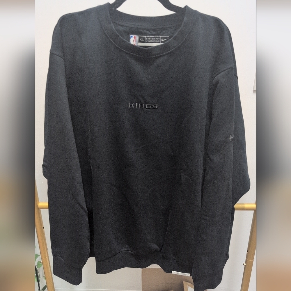 Nike NBA Men's Sacramento Kings Black Sweatshirt